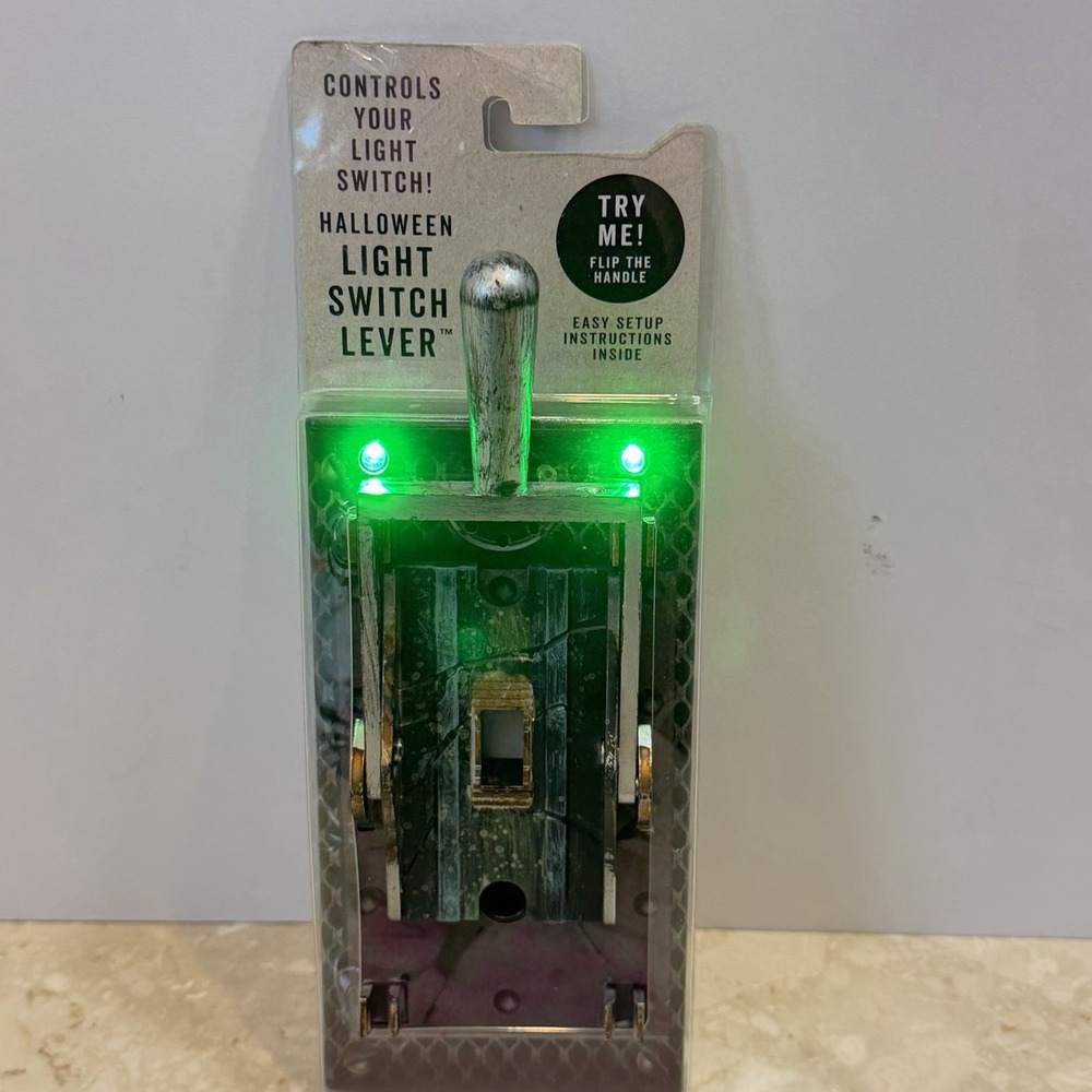Cracker Barrel Electronic Light Switch Lever Cover Halloween Spooky Prop Decor